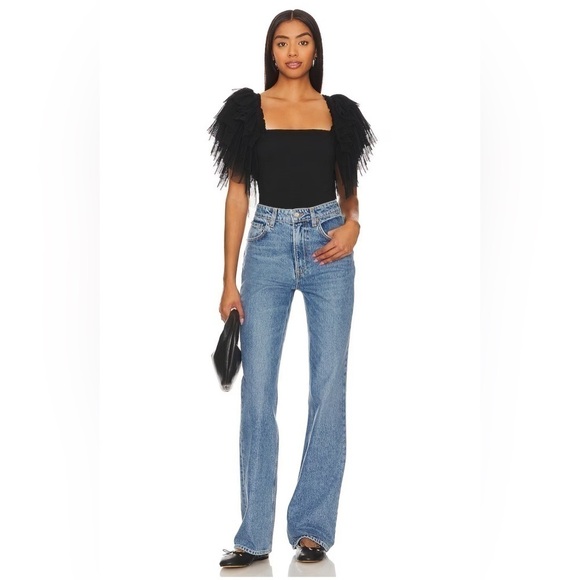 Free People Tops - NEW Free People FP Kill The Light Bodysuit in Black size S
